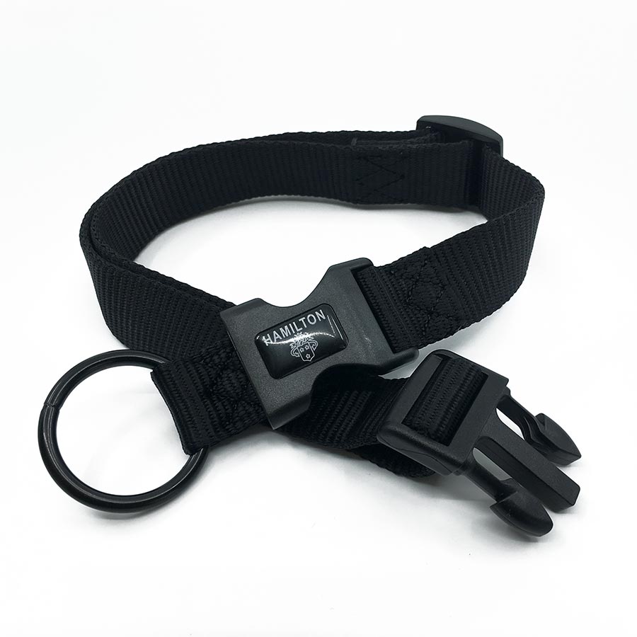 black adjustable length collar