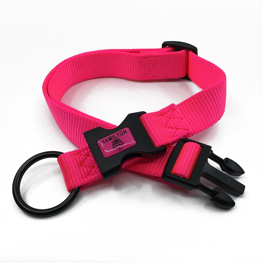 pink adjustable length collar