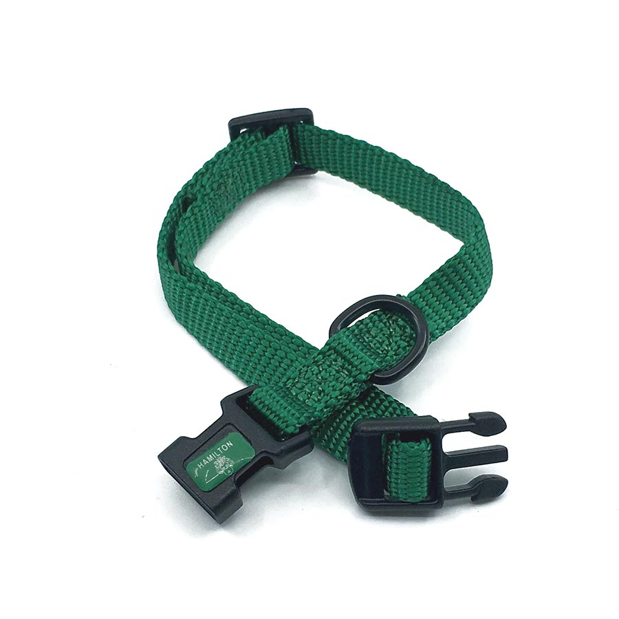 green mini collar adjustable style collar for pets